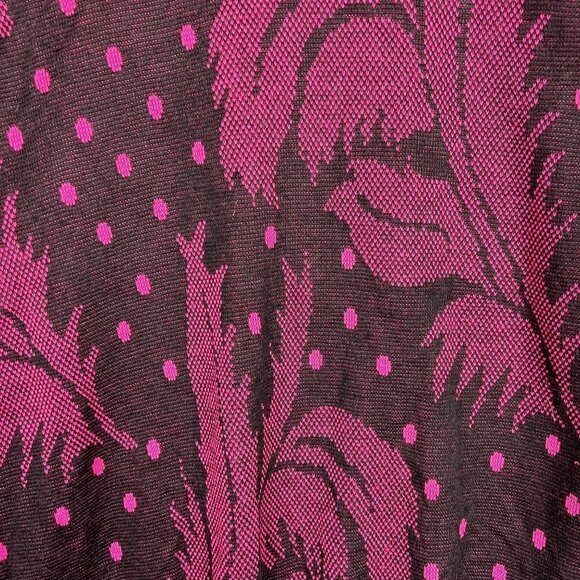 VINTAGE Enchante Floral Geometric USA MADE Women's polka dot Palm tree Size M - Picture 4 of 9